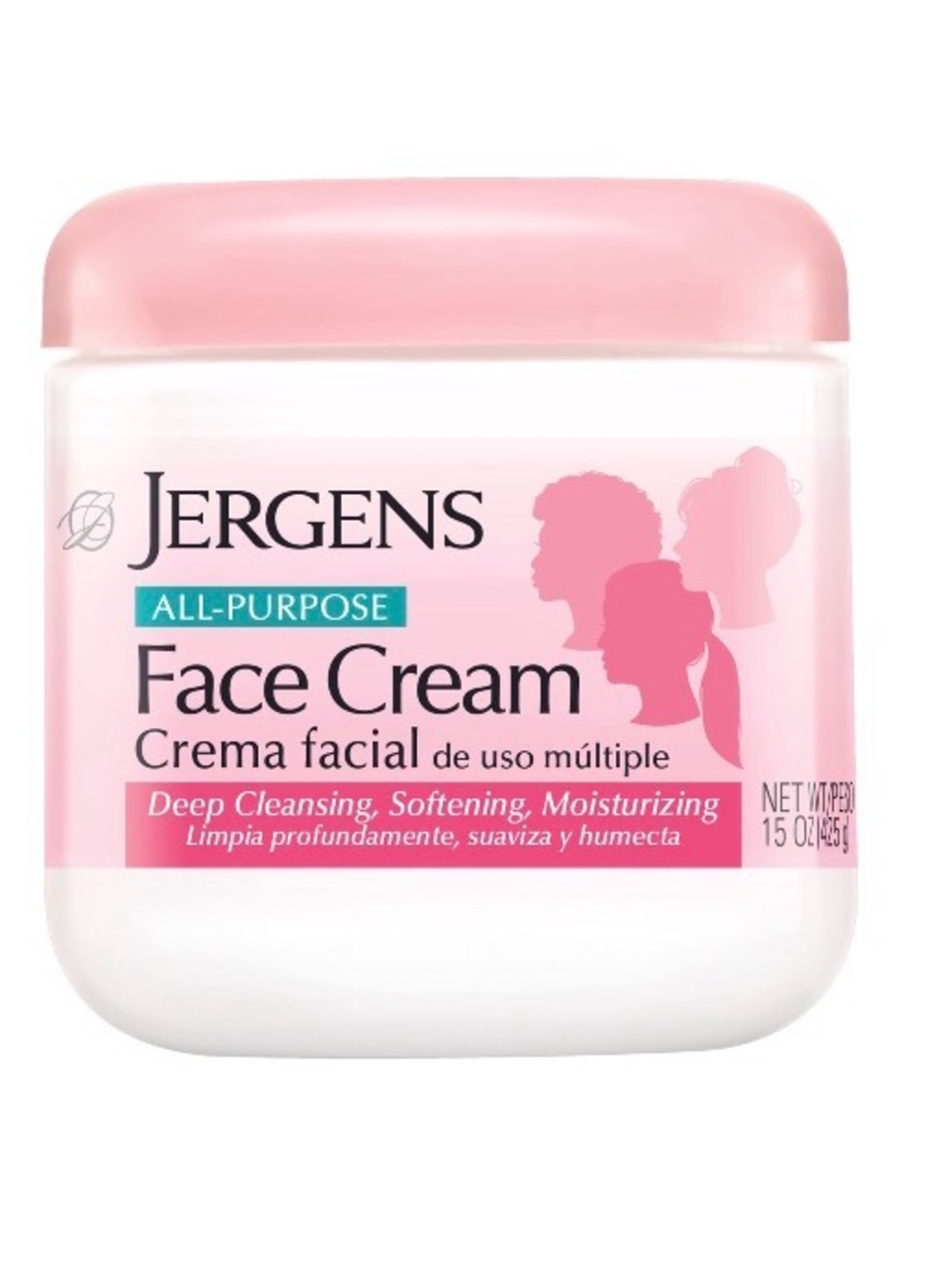 Jer-gen Face Crème Jar in Light Pink and White
